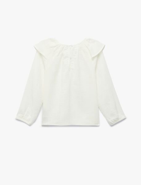 Koton Ekru Bluz 6Skg60057Aw Ekru - 9-10