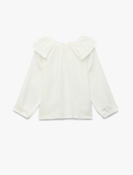 Koton Ekru Bluz 6Skg60057Aw Ekru - 9-10