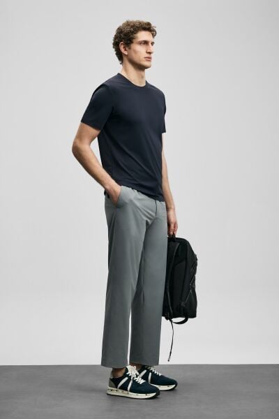 LUFIAN ERKEK ALTERO T-SHIRT 111020320 Lacivert - M