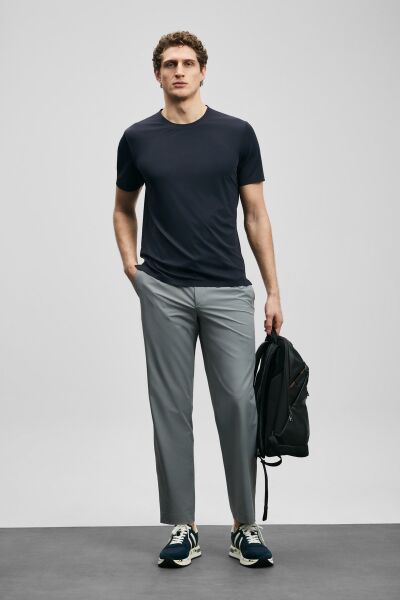 LUFIAN ERKEK ALTERO T-SHIRT 111020320 Lacivert - M