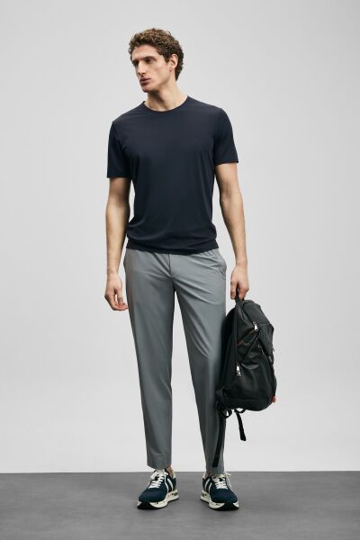 LUFIAN ERKEK ALTERO T-SHIRT 111020320 Lacivert - M