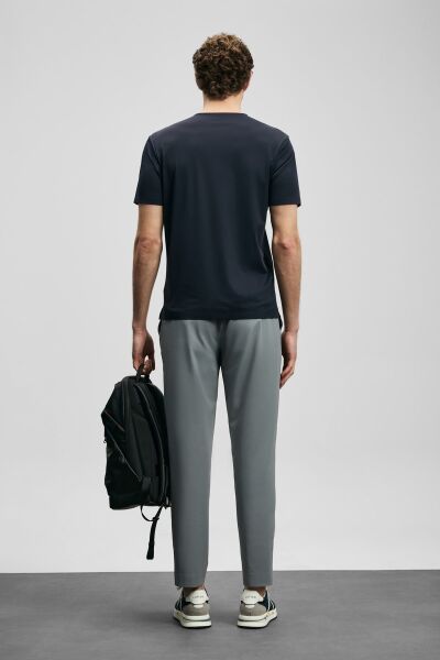 LUFIAN ERKEK ALTERO T-SHIRT 111020320 Lacivert - M