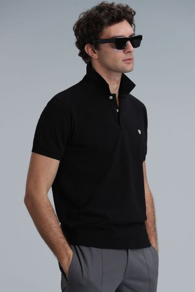 Lufian Erkek LAON POLO 111040230 Siyah - 3XL