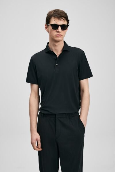 Lufıan Erkek Spencer Polo 111040240 Siyah - XL