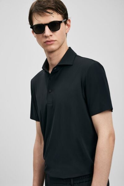 LUFIAN ERKEK SPENCER POLO 111040240 Siyah - XL