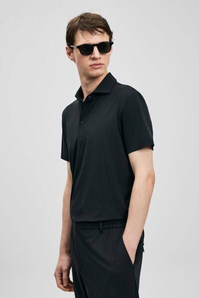 LUFIAN ERKEK SPENCER POLO 111040240 Siyah - XL