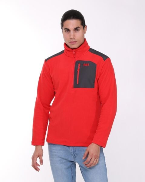 HELLY HANSEN Block Halfzip Erkek Polar L - ALERT RED