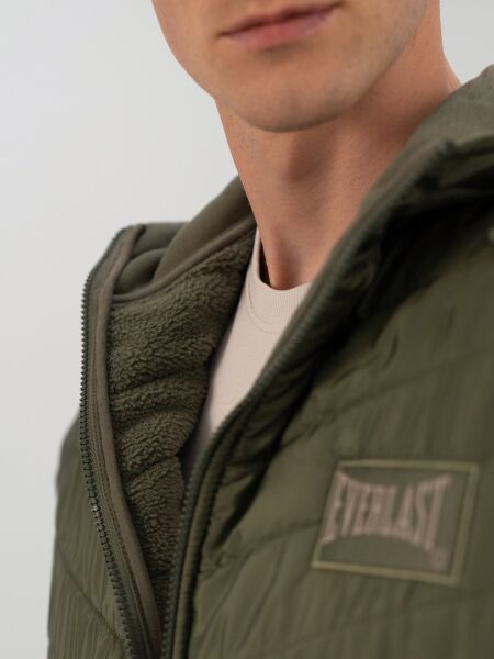 Everlast Boxing Club 2.0 Full Zip Haki Erkek Kalın Sweatshirt S - Haki