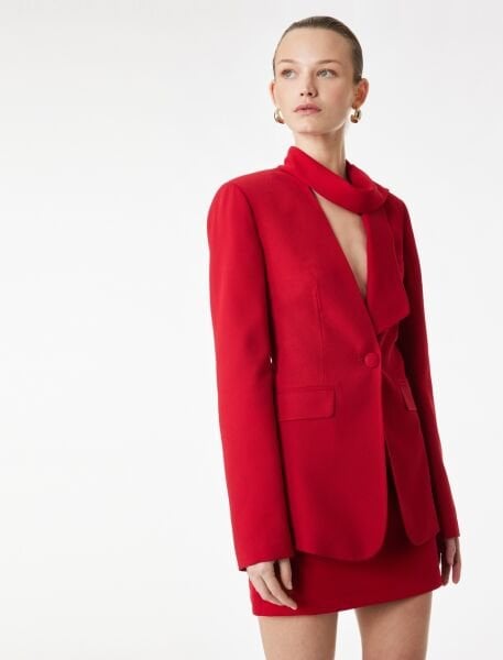 Koton Kırmızı Etek 6Sak70115Uw 42 - Kırmızı