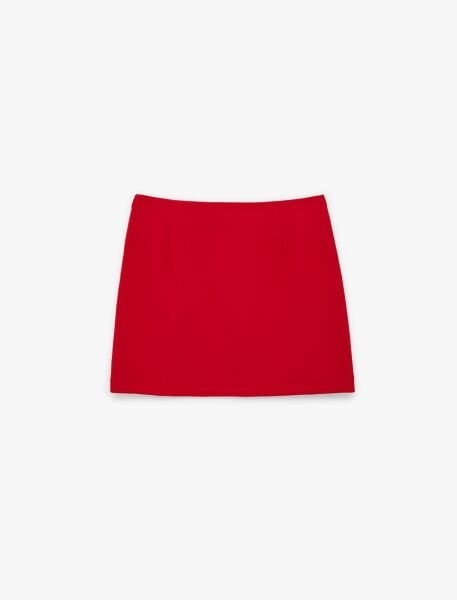 Koton Kırmızı Etek 6Sak70115Uw 42 - Kırmızı