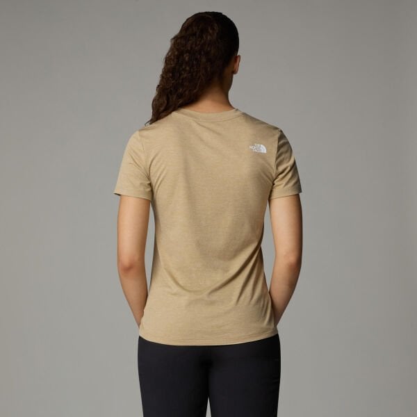 The North Face W Flex S/S Tee Ma Graphic Kadın T-Shirt Bej - XS