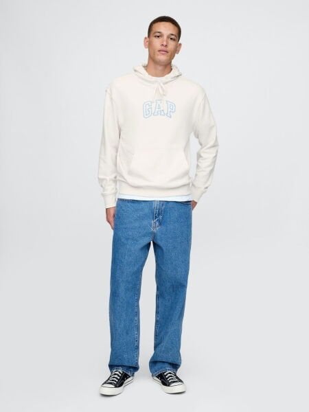 Gap Erkek Sweatshirt V-FRCH FASHION PO Gri - XXL