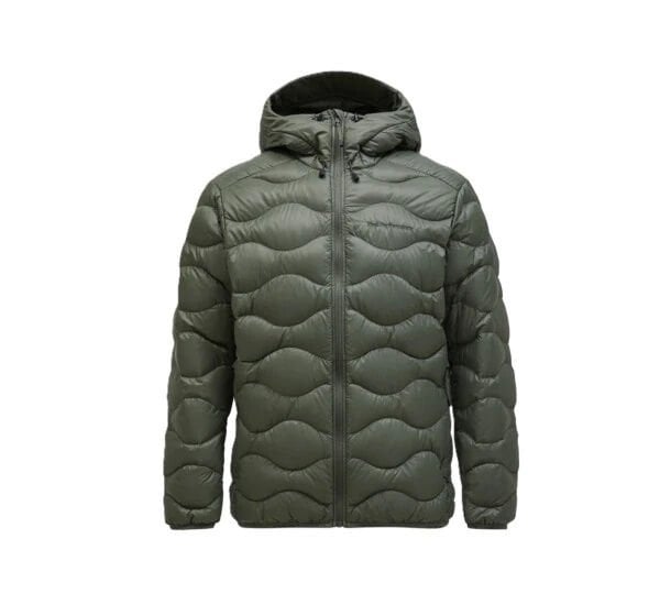 Peak Performance M Helium Down Hood Jacket Erkek Mont Yeşil - L