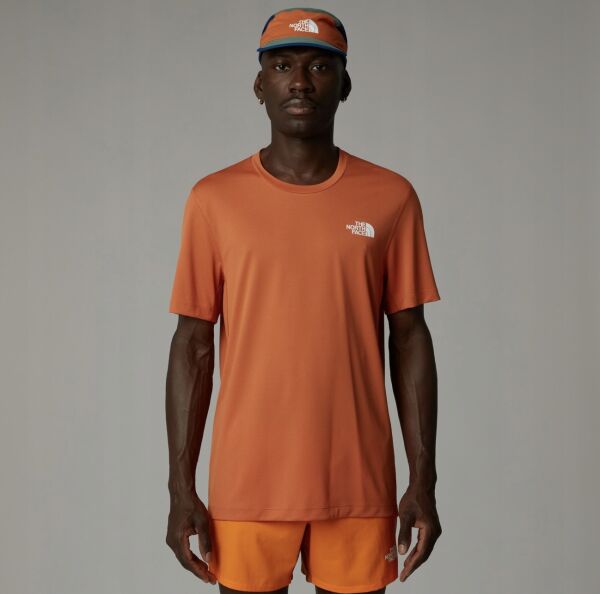 The North Face M Lightbright S/S Tee Erkek T-Shirt Turuncu - M