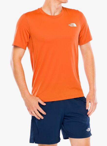 The North Face M Lightbright S/S Tee Erkek T-Shirt Turuncu - M