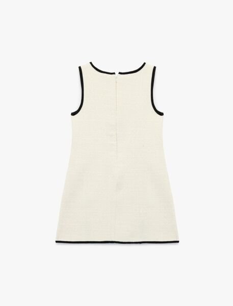 Koton Ekru Elbise 6Skg80047Aw Ekru - 9-10