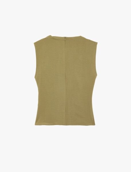 Koton Lacivert Bluz 6Sak60240Pw Haki - 44