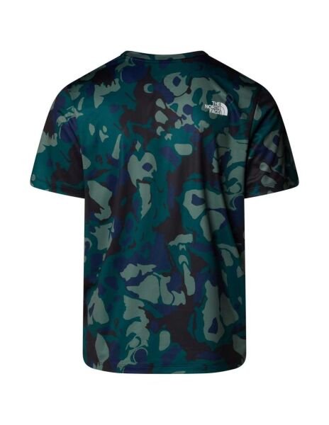 The North Face M Ma 27/7 S/S Tee Aop Erkek T-Shirt Koyu Yeşil - L