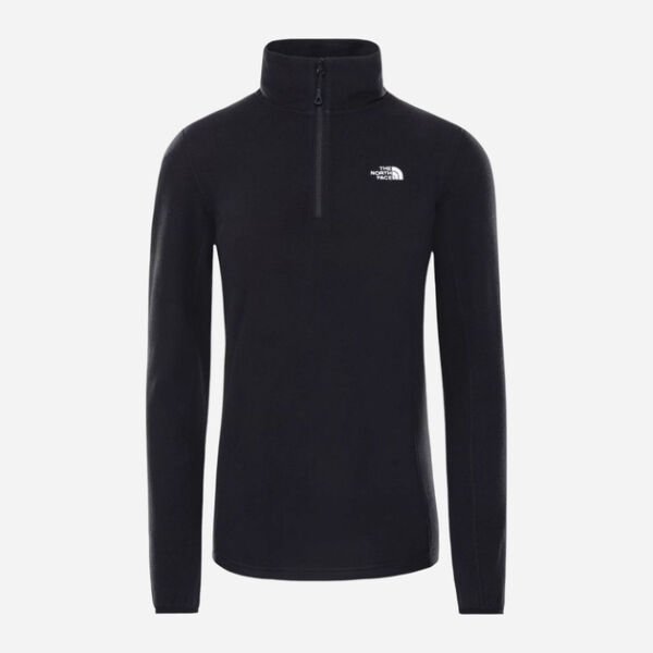 The North Face W Resolve Fleece 1/4 Zip Kadın Polar Sweatshirt Siyah - XS