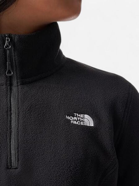 The North Face W Resolve Fleece 1/4 Zip Kadın Polar Sweatshirt Siyah - S