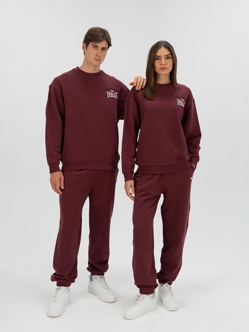 Everlast Heritage Champions Mürdüm Unisex Sweatshirt XL - Mürdüm