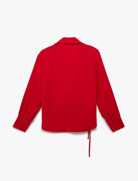 Koton Kırmızı Gömlek 6Sak60242Pw 44 - Kırmızı