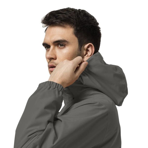 Jack Wolfskin Erkek Mont Stormy Poınt 2L Jkt M  1111142 Koyu Gri - L