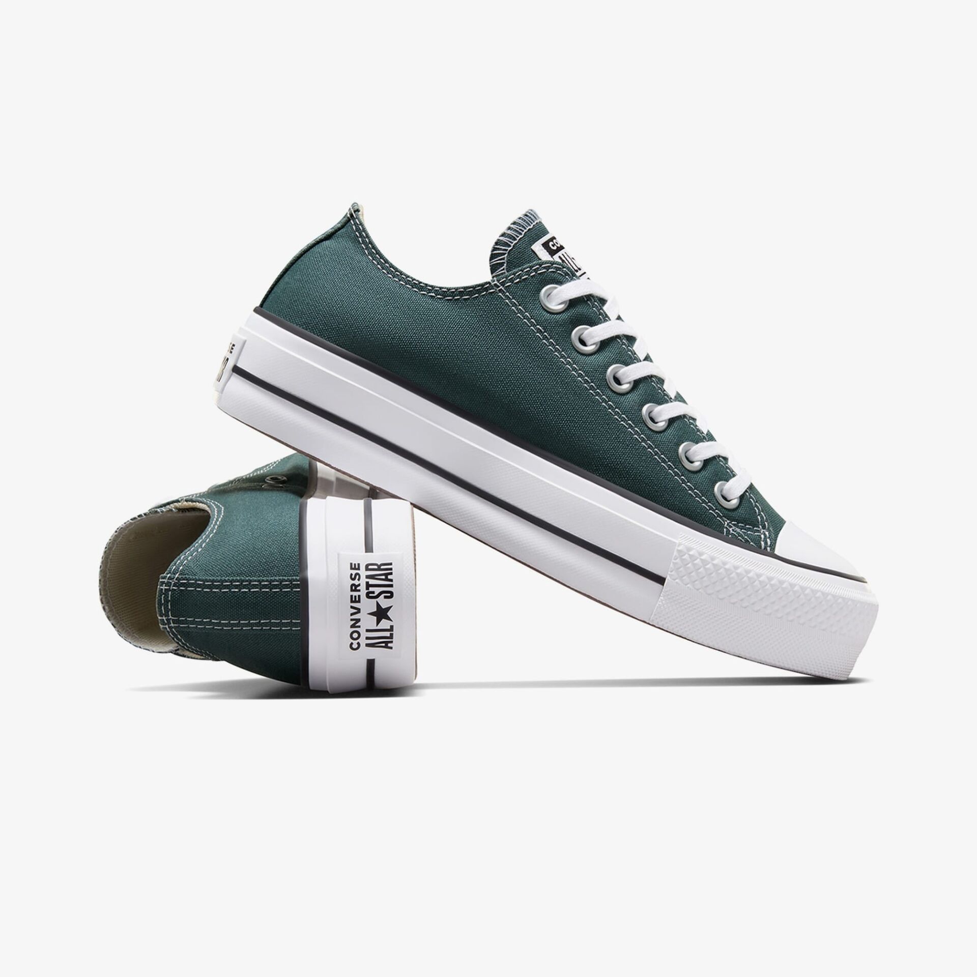 Converse Chuck Taylor All Star Lift Unisex Yeşil Platform Sneaker Yeşil - 39.5