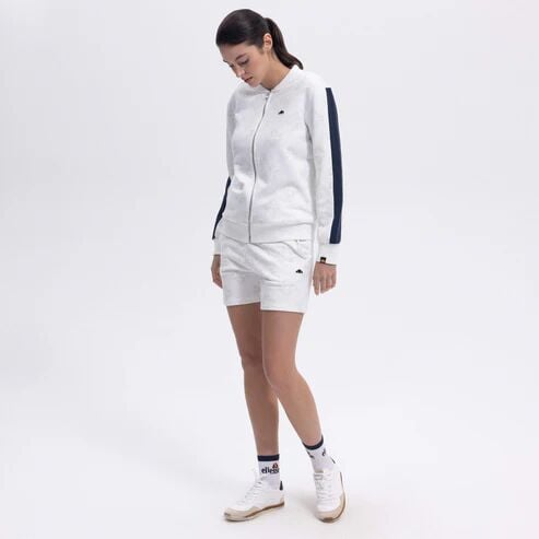 Ellesse Kadın Fermuarlı Sweat F-EF2375 Beyaz - L