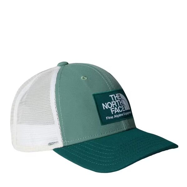 The North Face Deep Fit Mudder Trucker Unisex Şapka Siyah Koyu Yeşil - Tek Beden