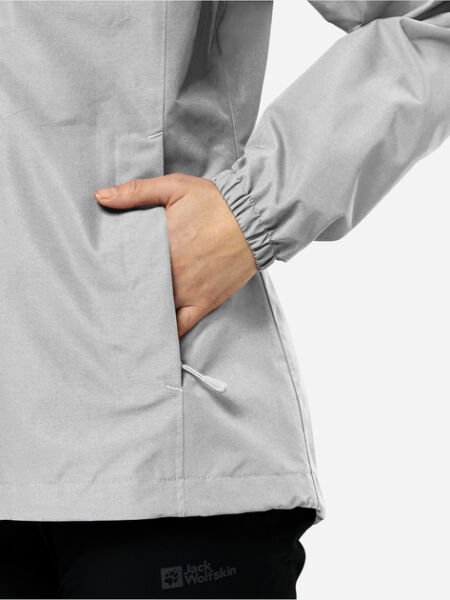 Jack Wolfskin  Kadın Mont Stormy Poınt 2L Jkt W 1111202 Gri - S