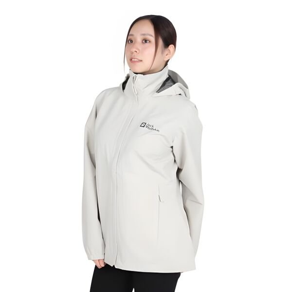 Jack Wolfskin  Kadın Mont Stormy Poınt 2L Jkt W 1111202 Koyu Gri - XS