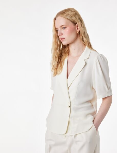 Koton Sarı Gömlek 6Sak60337Uw Sarı - 44