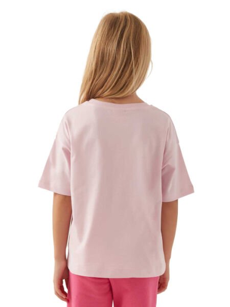Barbie Barbie Kız Çocuk T-Shırt Süprem  Kumaş Pembe - 4-5