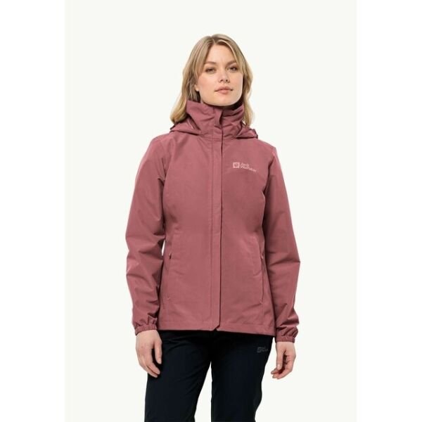 Jack Wolfskin  Kadın Mont Stormy Poınt 2L Jkt W 1111202 Kırmızı - S