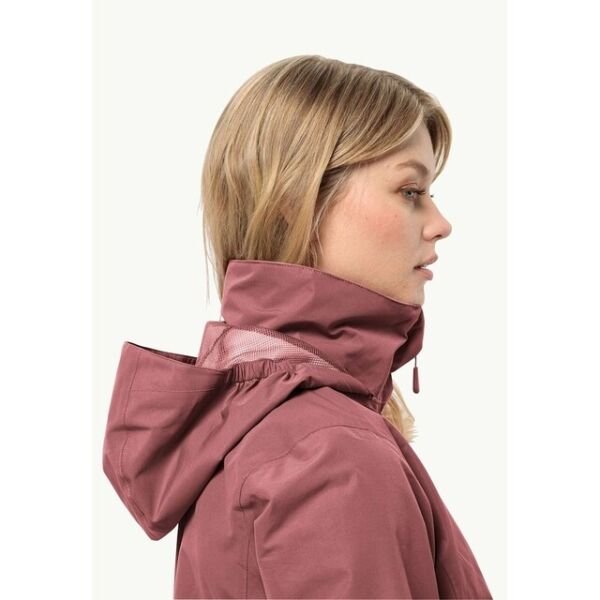 Jack Wolfskin  Kadın Mont Stormy Poınt 2L Jkt W 1111202 Kırmızı - M