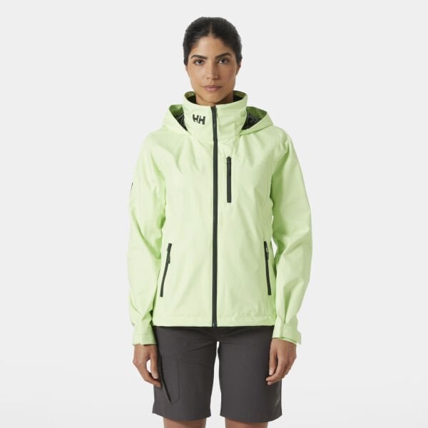 Helly Hansen W Crew Hooded Kadın Mont 2.0 Yeşil - XS