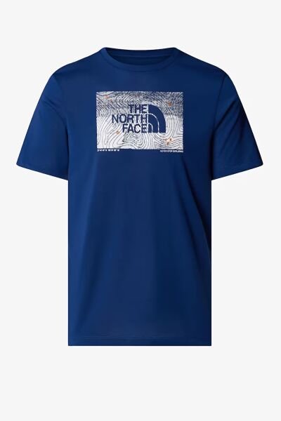 The North Face M Foundation Abstract Graphic Tee Erkek T-Shirt Lacivert - XL