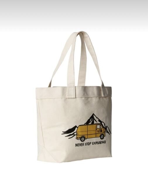 The North Face Cotton Tote Unisex Çanta Yeşil Sarı - Tek Beden