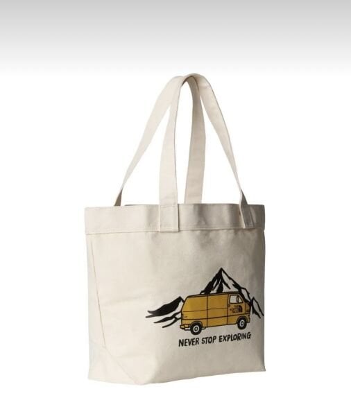 The North Face Cotton Tote Unisex Çanta Yeşil Sarı - Tek Beden