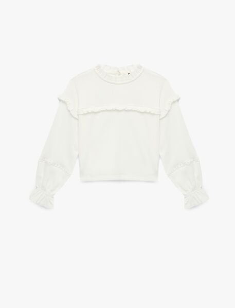 Koton Ekru Bluz 6Skg60093Ak Ekru - 9-10