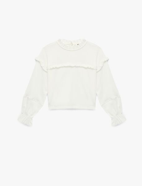 Koton Ekru Bluz 6Skg60093Ak Ekru - 9-10