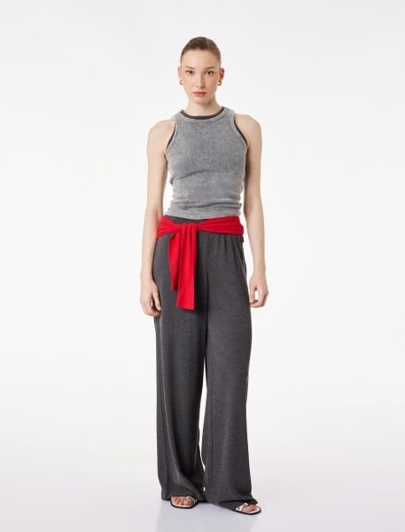 Koton Antrasit Pantolon 6Sak40083Ek Antrasit - XS