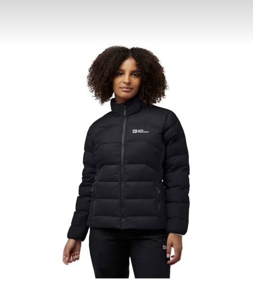 Jack Wolfskin ATHER DOWN JKT W Kadın Mont Siyah - S