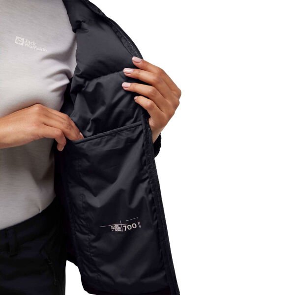 Jack Wolfskin ATHER DOWN JKT W Kadın Mont Siyah - S