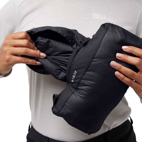 Jack Wolfskin ATHER DOWN JKT W Kadın Mont Siyah - L