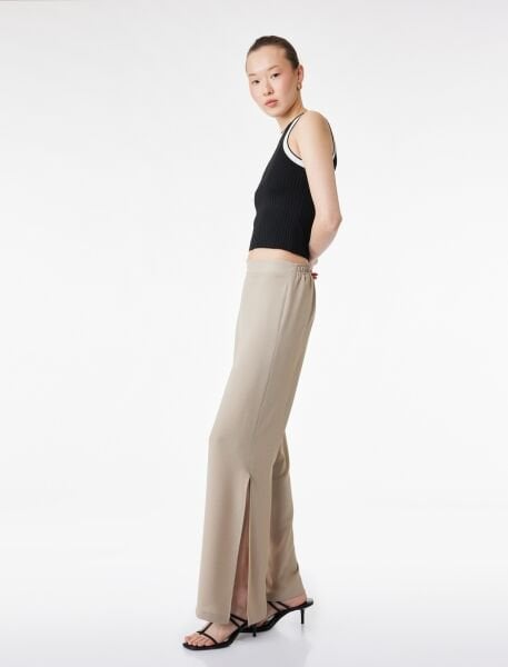 Koton Vizon Pantolon 6Sak40303Uw 42 - Vizon