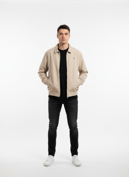 GAMP GÖMLEK YAKA BOMBER CEKET Siyah - XXXL