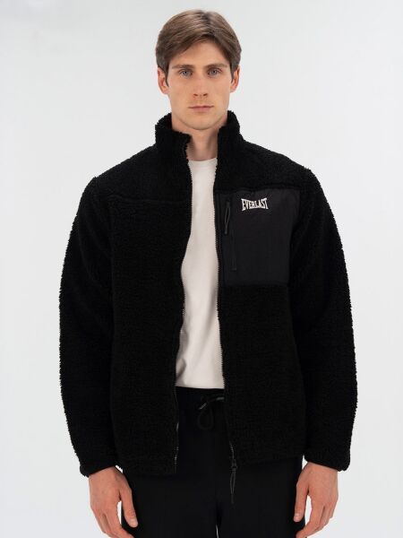 Everlast Winter Essentials Siyah Erkek Full Zip Sherpa Sweat XL - Siyah