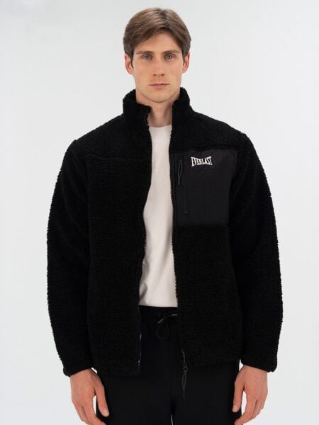 Everlast Winter Essentials Siyah Erkek Full Zip Sherpa Sweat XL - Siyah